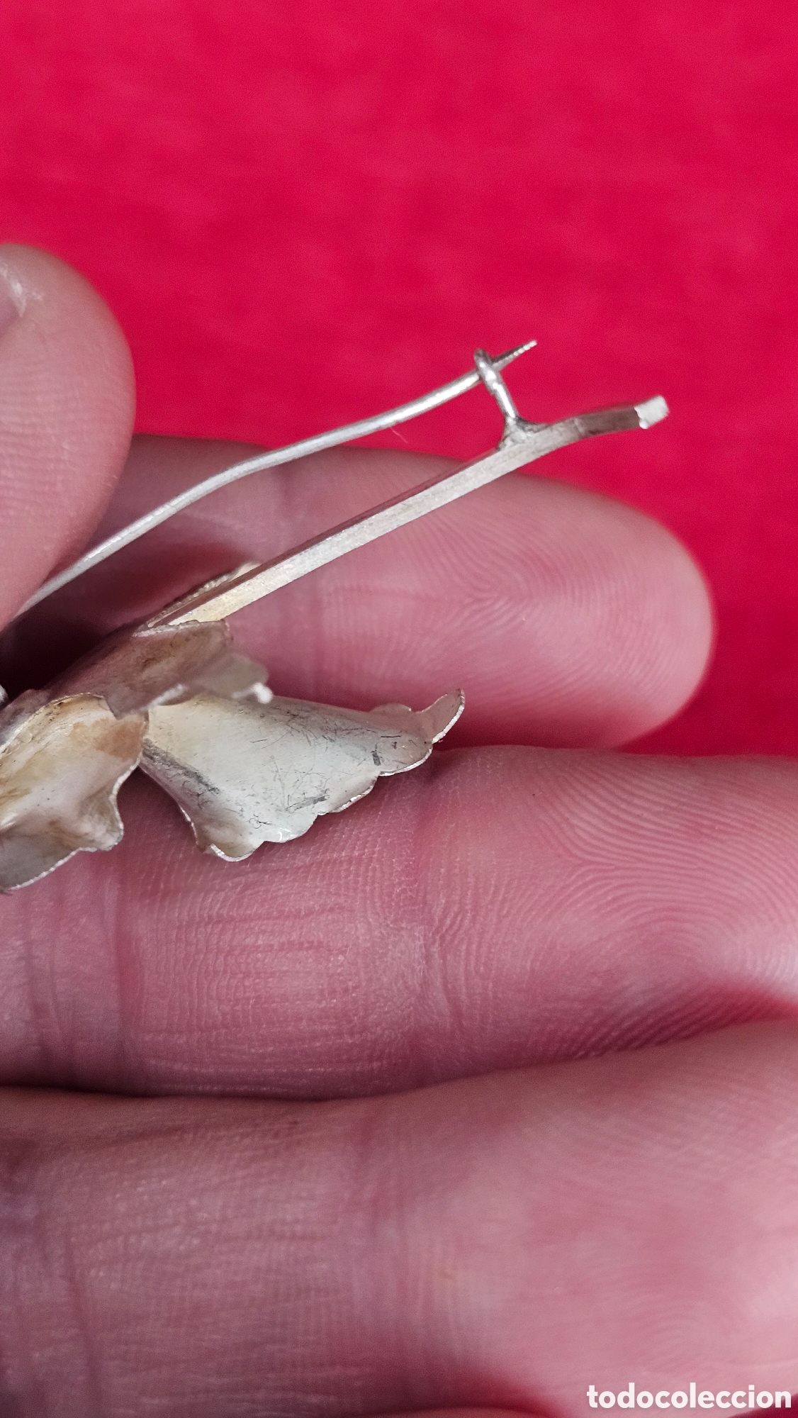 Joyeria: Broche flor de plata de ley - Foto 4