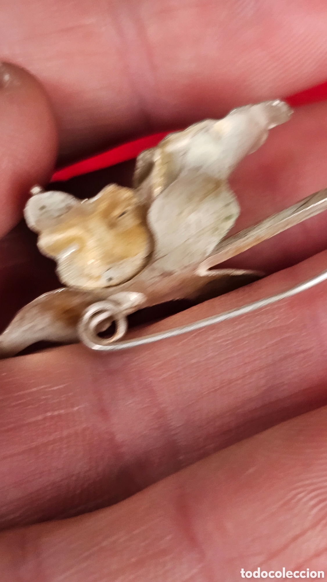 Joyeria: Broche flor de plata de ley - Foto 5
