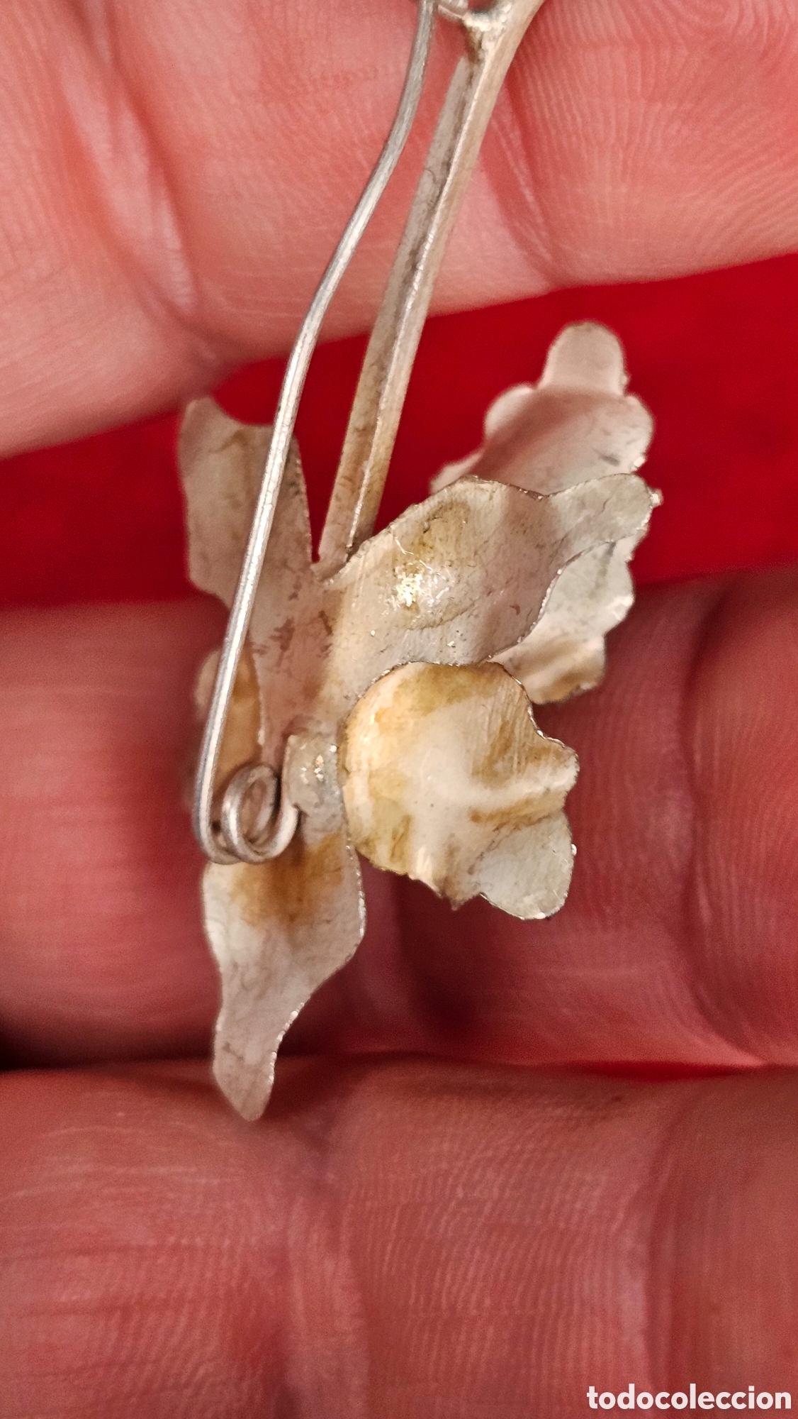 Joyeria: Broche flor de plata de ley - Foto 7