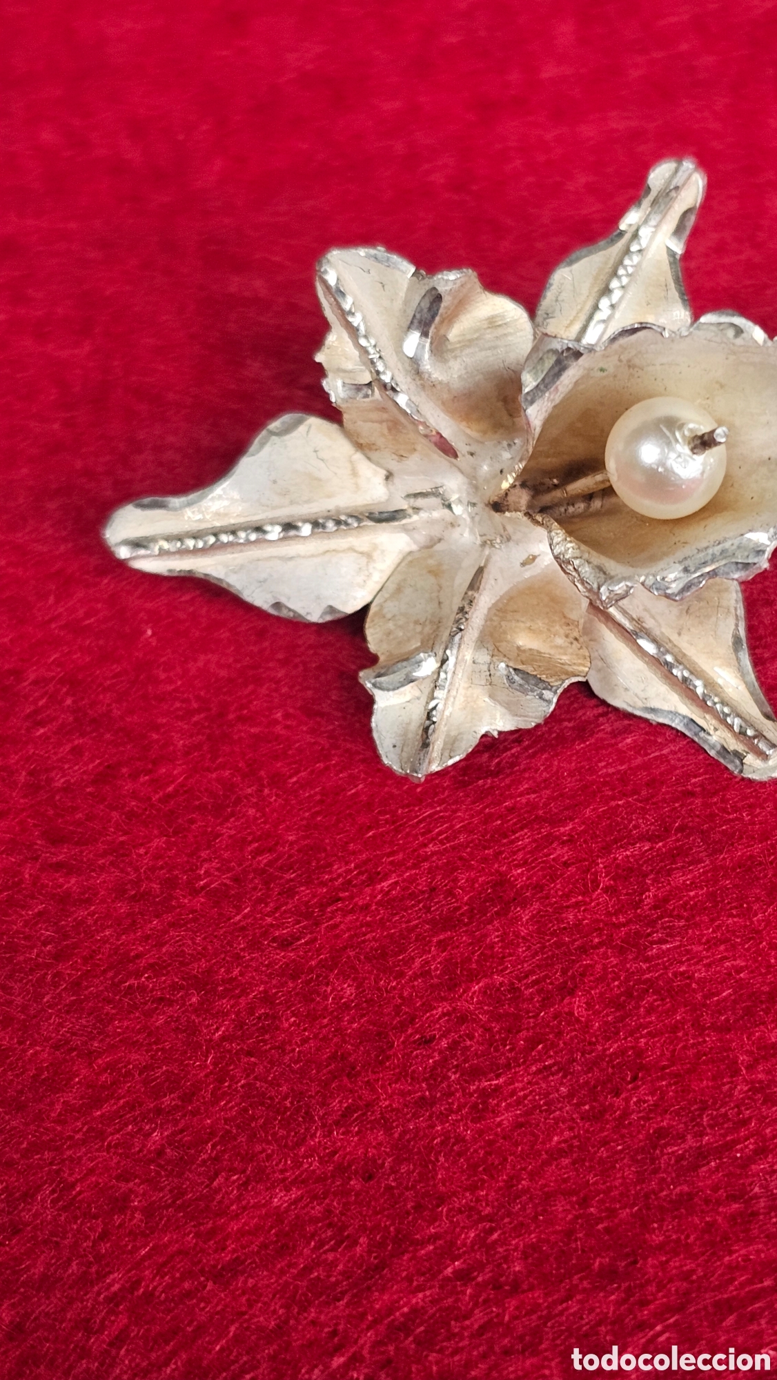 Joyeria: Broche flor de plata de ley - Foto 12