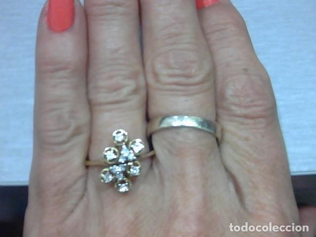 Joyeria: anillo en oro 18 kts y diamantes - Foto 5