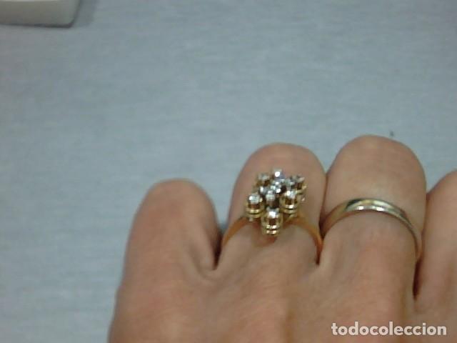 Joyeria: anillo en oro 18 kts y diamantes - Foto 6