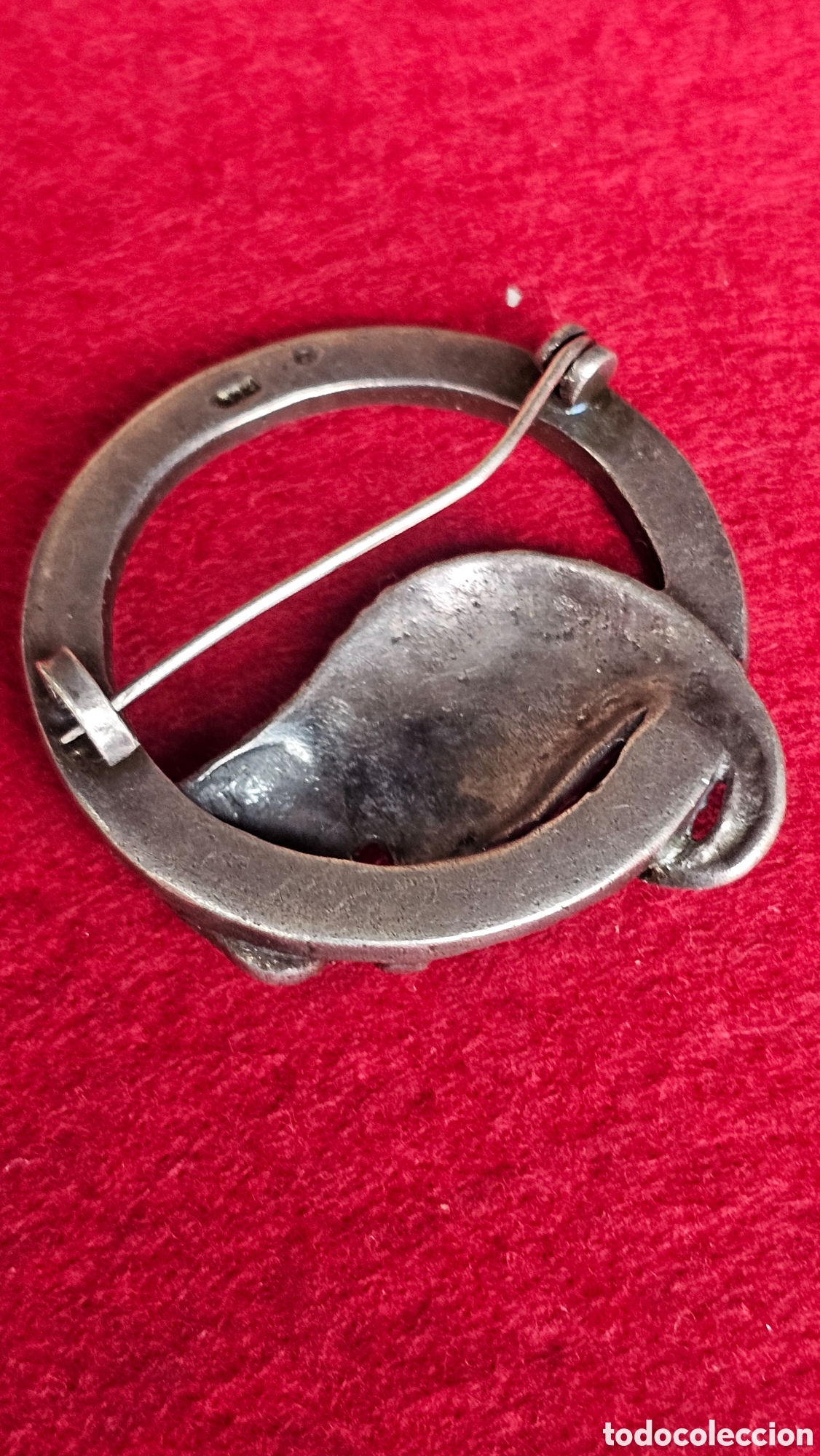 Joyeria: Antiguo broche de plata de ley contrastada - Foto 7