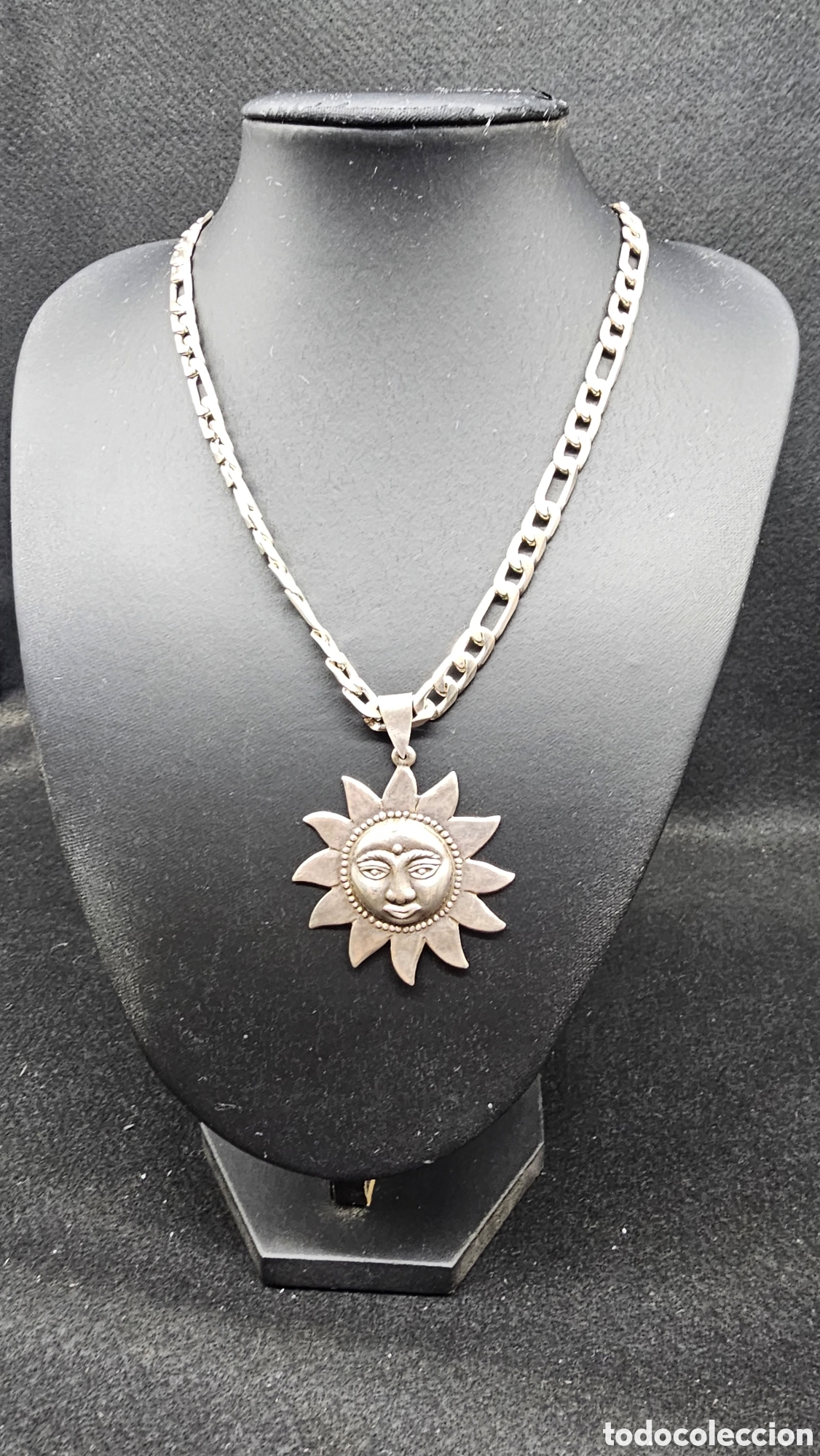 Joyeria: Colgante y cadena de plata de ley contrastada - Foto 2