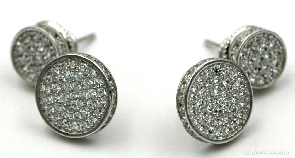 Joyeria: Pendientes desmontable Plata Ley y circonita - Foto 2