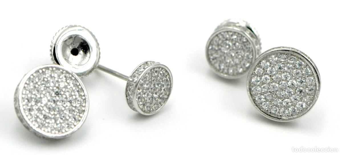 Joyeria: Pendientes desmontable Plata Ley y circonita - Foto 4