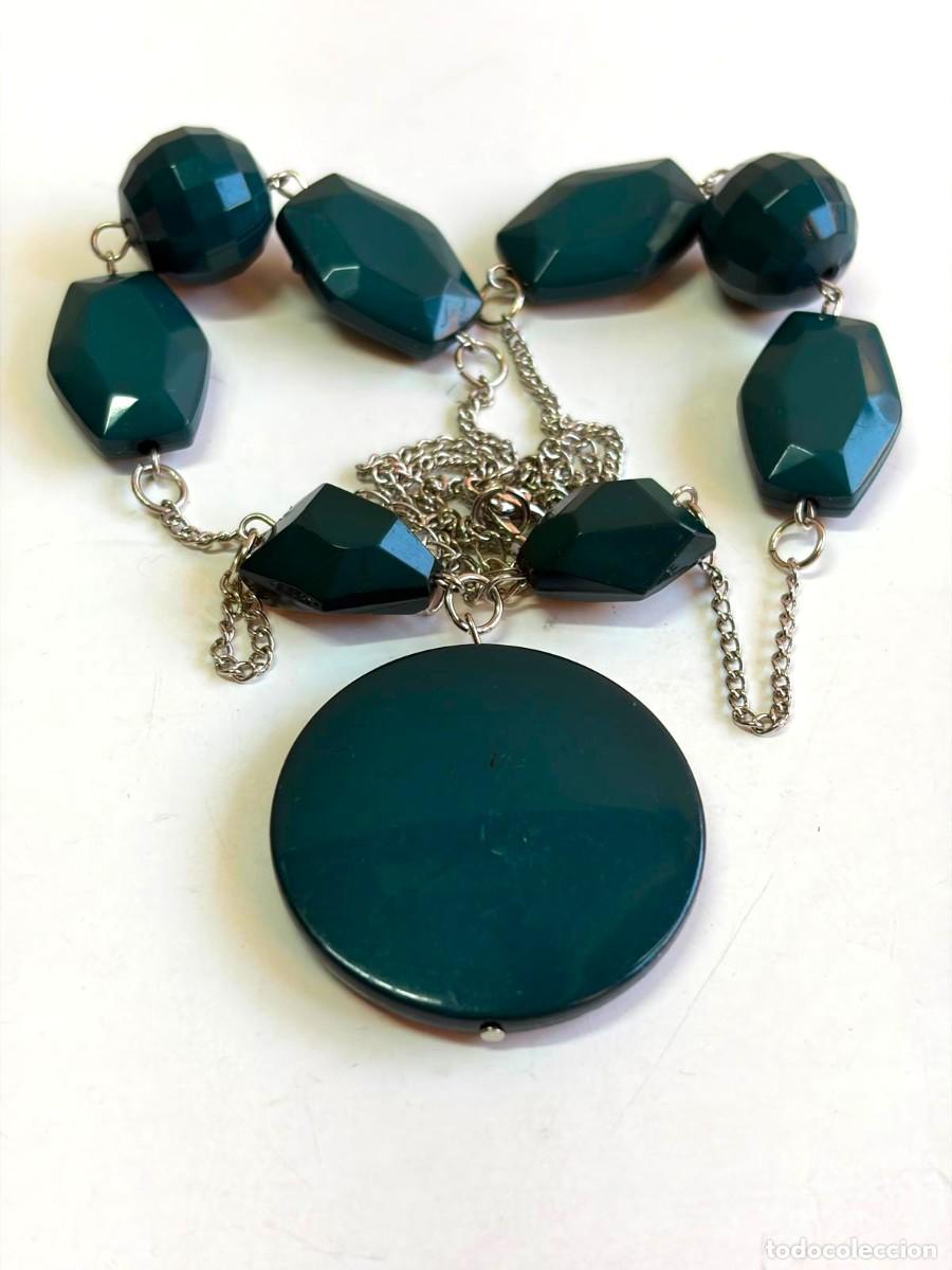 Schmuck: COLLAR VERDE ESMERALDA Y CADENA DORADA
