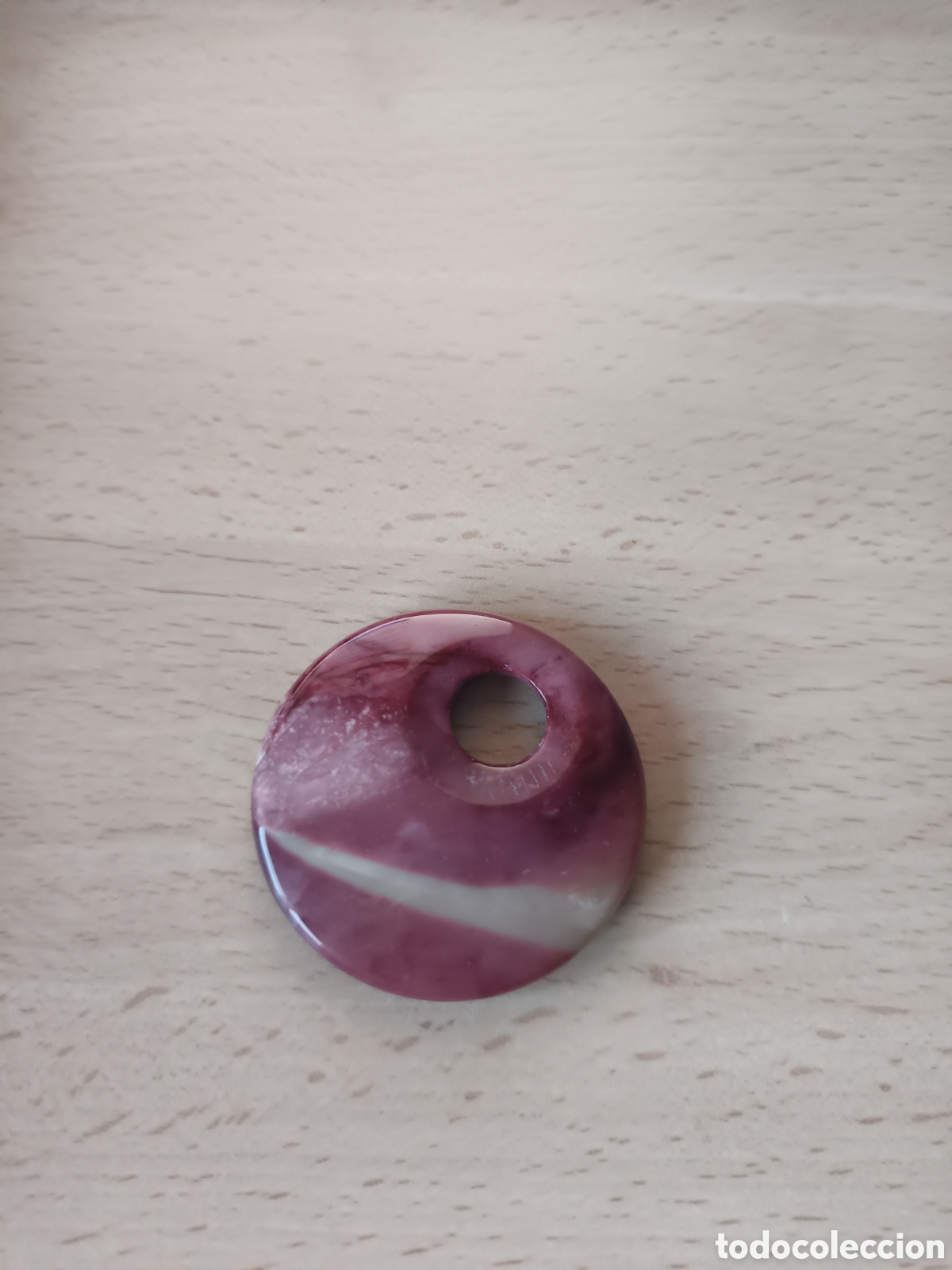 Joyeria: Colgante Malakita rosado y purpura