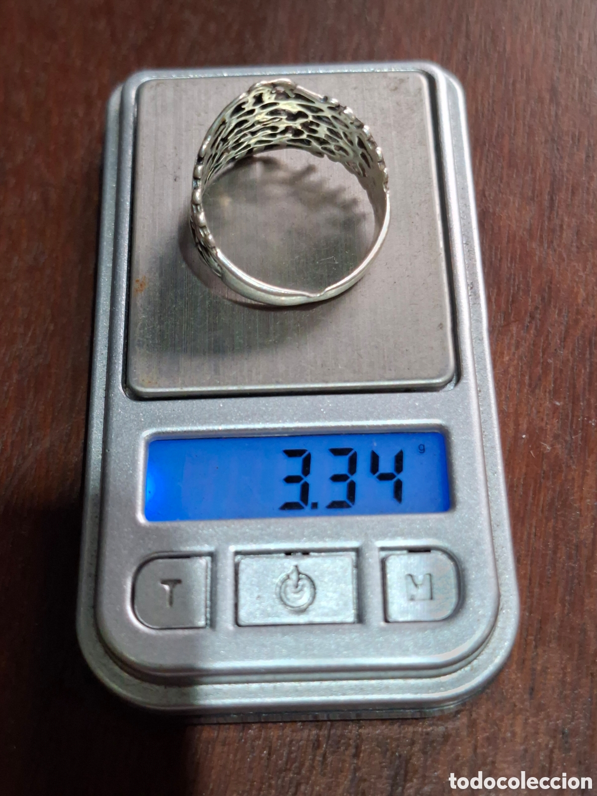 Joyeria: Anillo de plata de ley contrastada - Foto 2