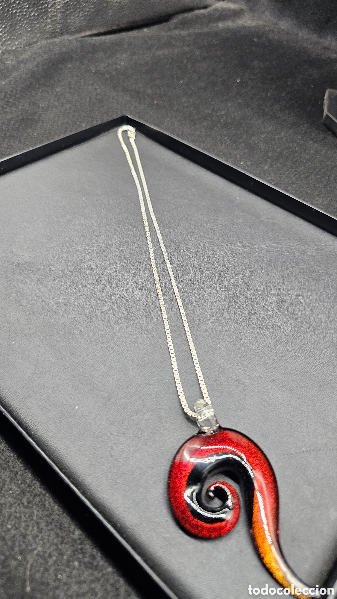 Joyeria: Collar de plata de ley y cristal de murano - Foto 4