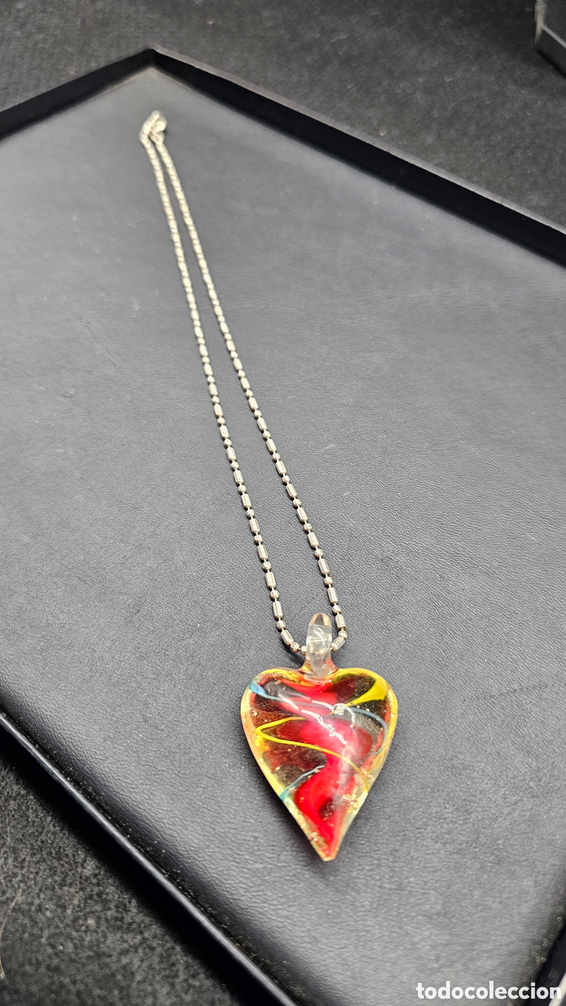 Joyeria: Collar de plata de ley y cristal de murano - Foto 3