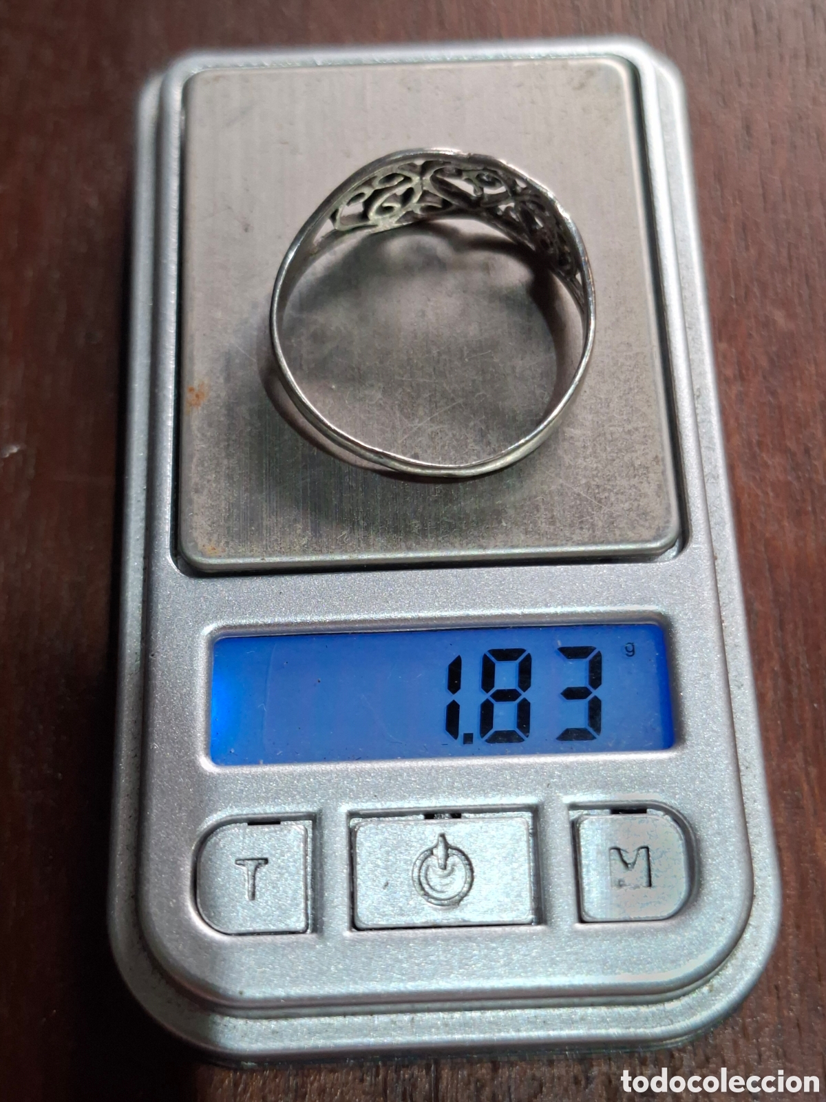 Joyeria: Anillo de plata de ley contrastada - Foto 2