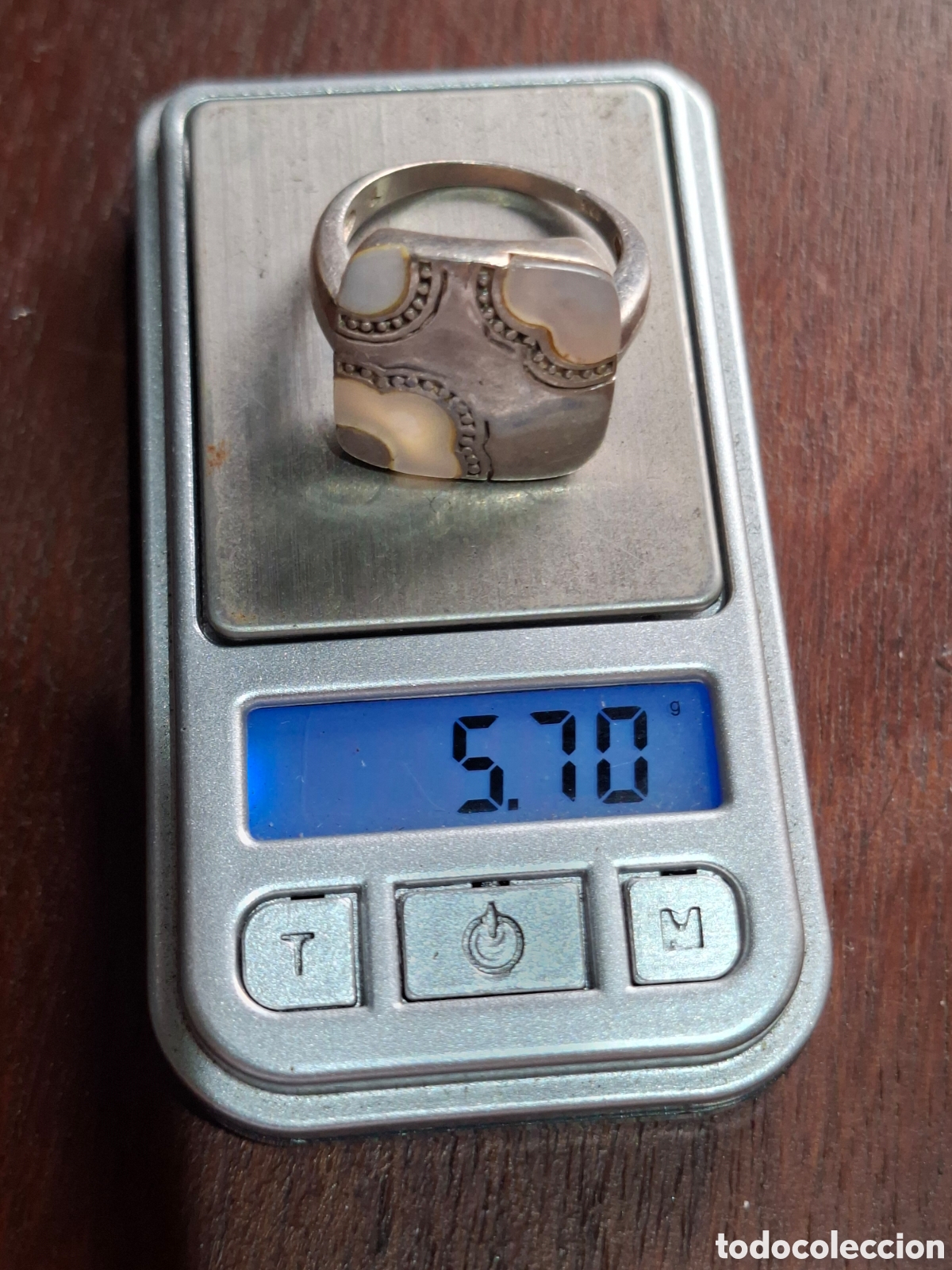 Joyeria: Anillo de plata de ley contrastada - Foto 2