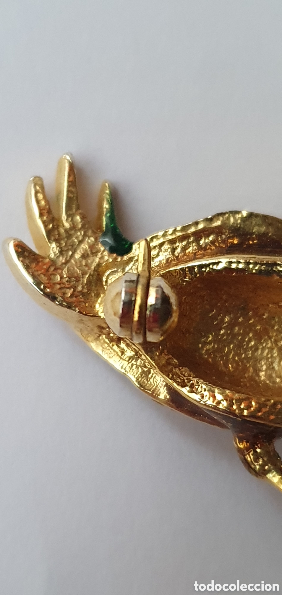 Joyeria: Broche de p&aacute;jaro Dorlan vintage - Foto 5