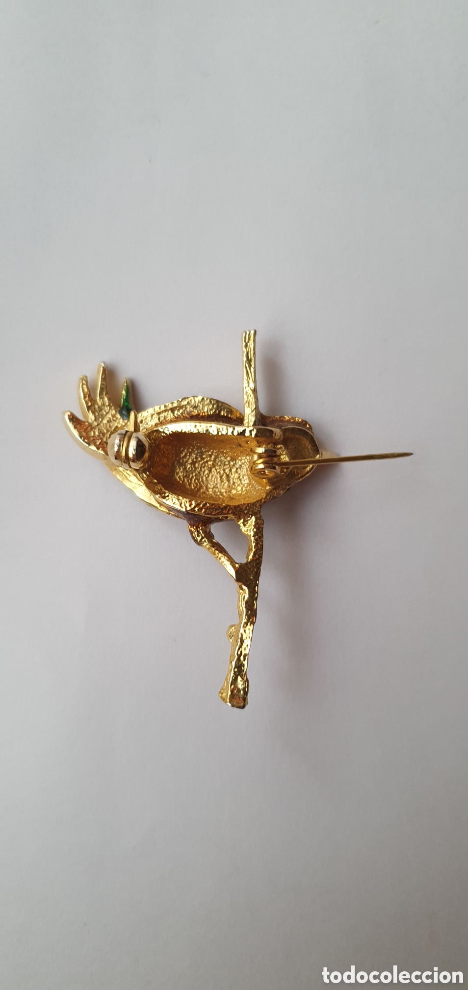 Joyeria: Broche de p&aacute;jaro Dorlan vintage - Foto 6