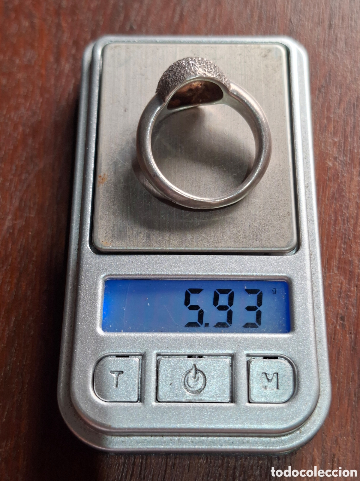Joyeria: Anillo de plata de ley contrastada - Foto 2
