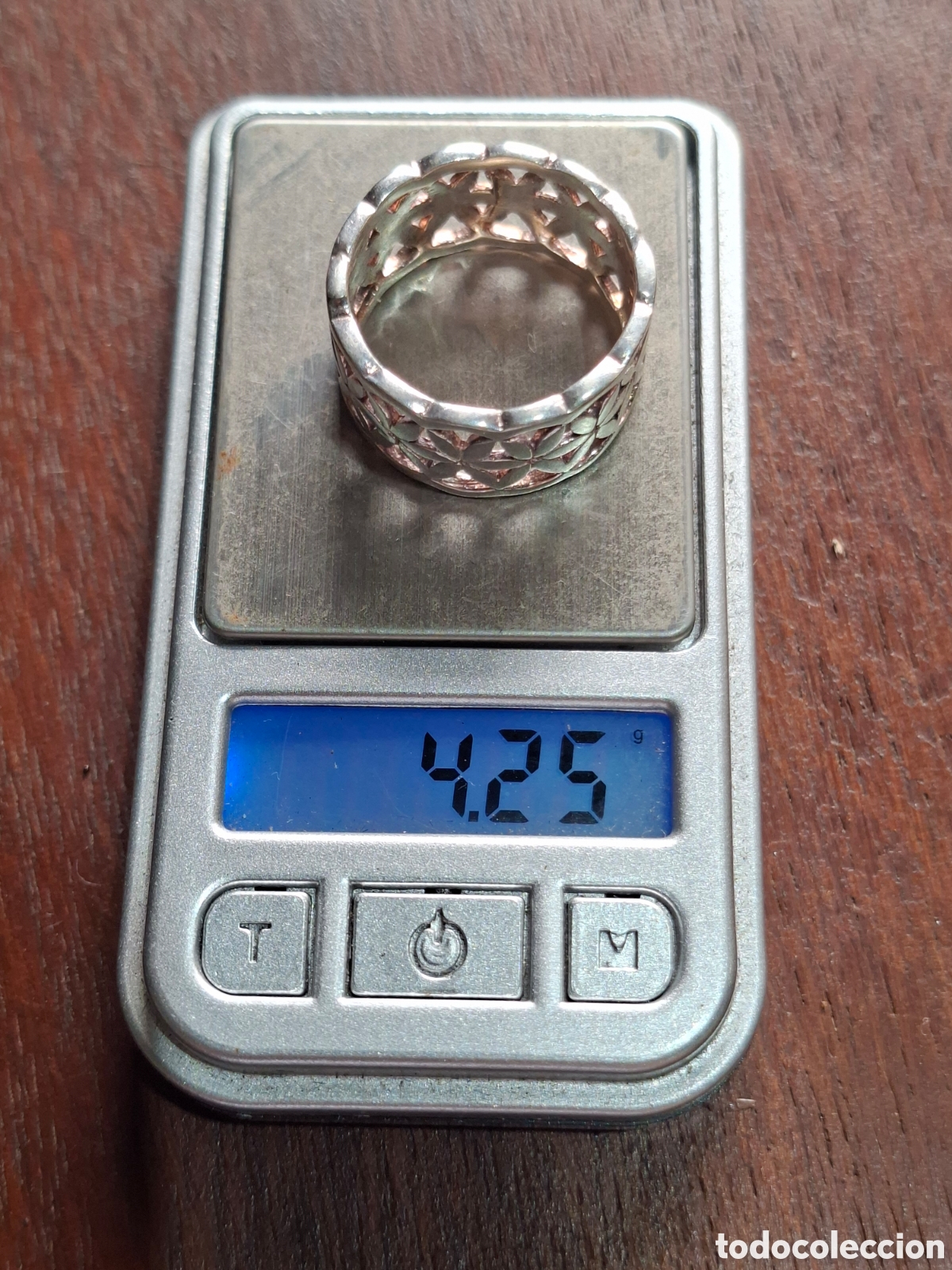 Joyeria: Anillo de plata de ley contrastada - Foto 2