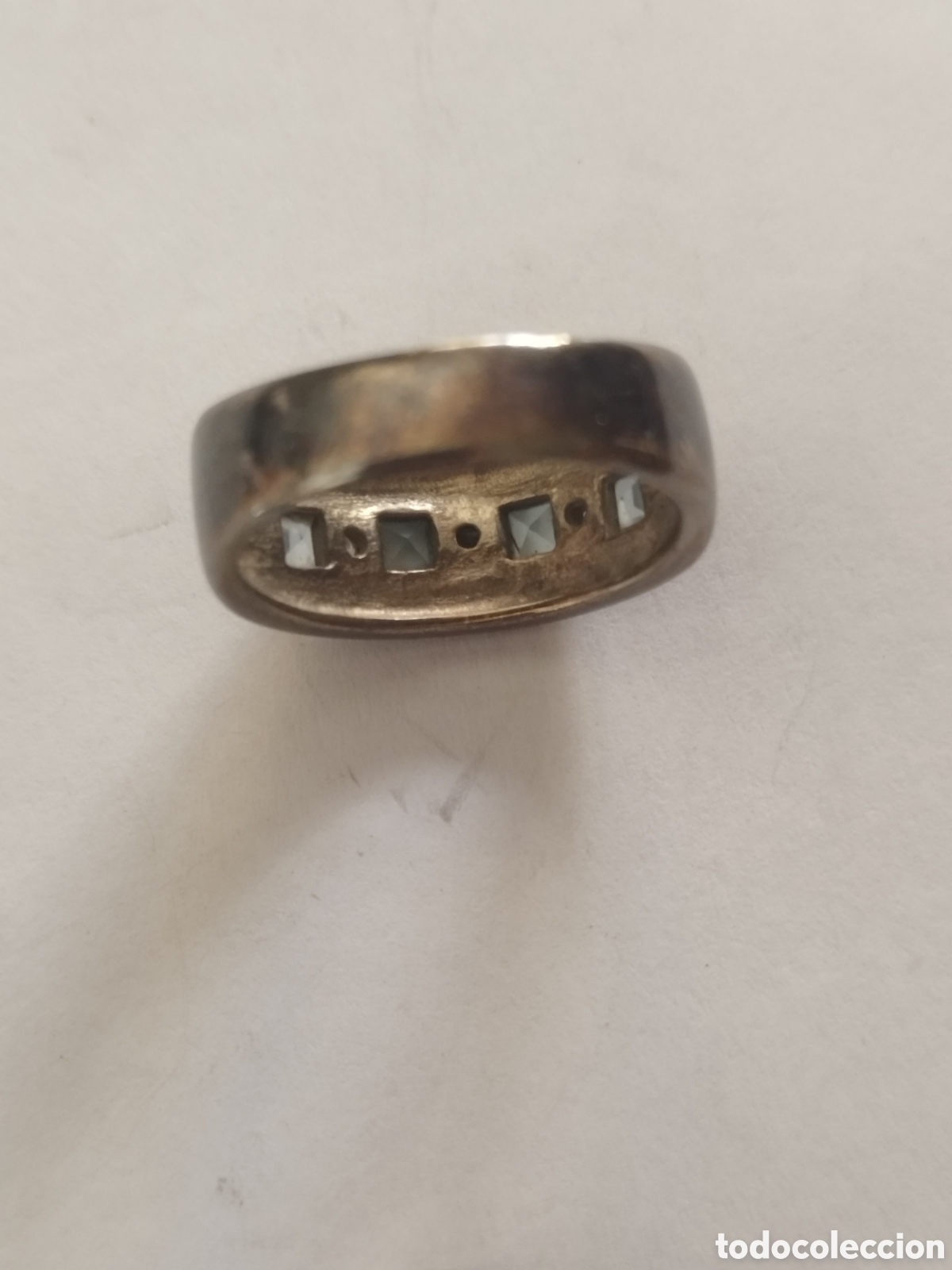 Joyeria: Anillo plata 925 con circonitas - Foto 2