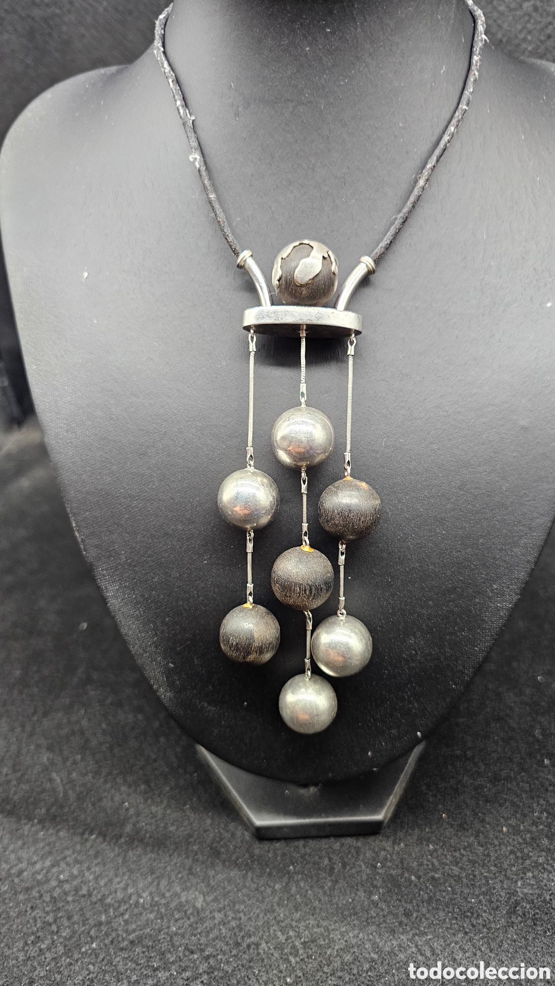 Joyeria: Collar de dise&ntilde;o de plata de ley contrastada - Foto 2