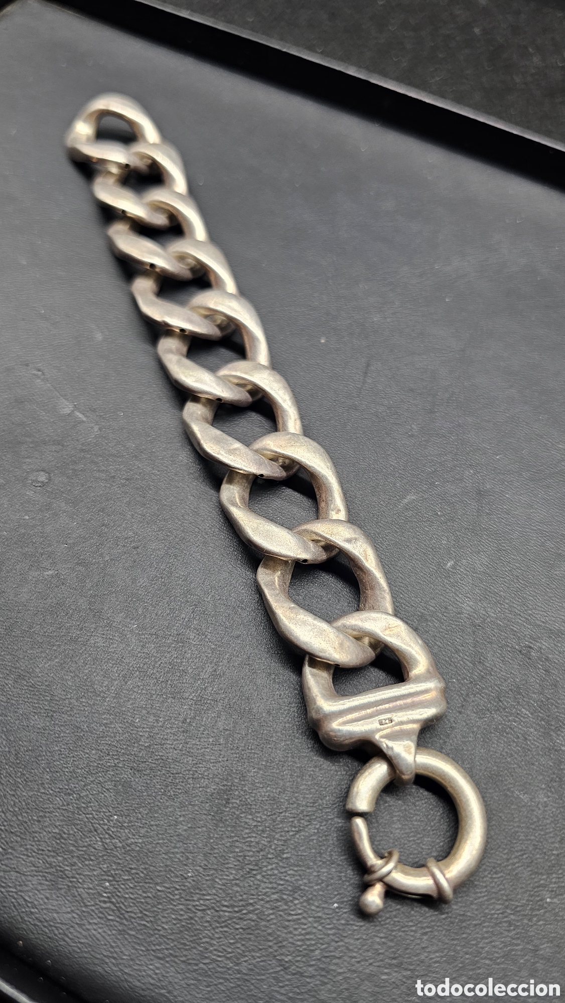 Jewelry: Gran Pulcera de plata de ley contrastada