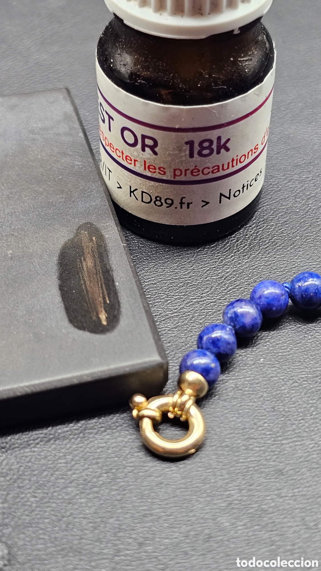 Joyeria: Collar de lapisl&aacute;zuli con cierre de oro de 18 kilates - Foto 2