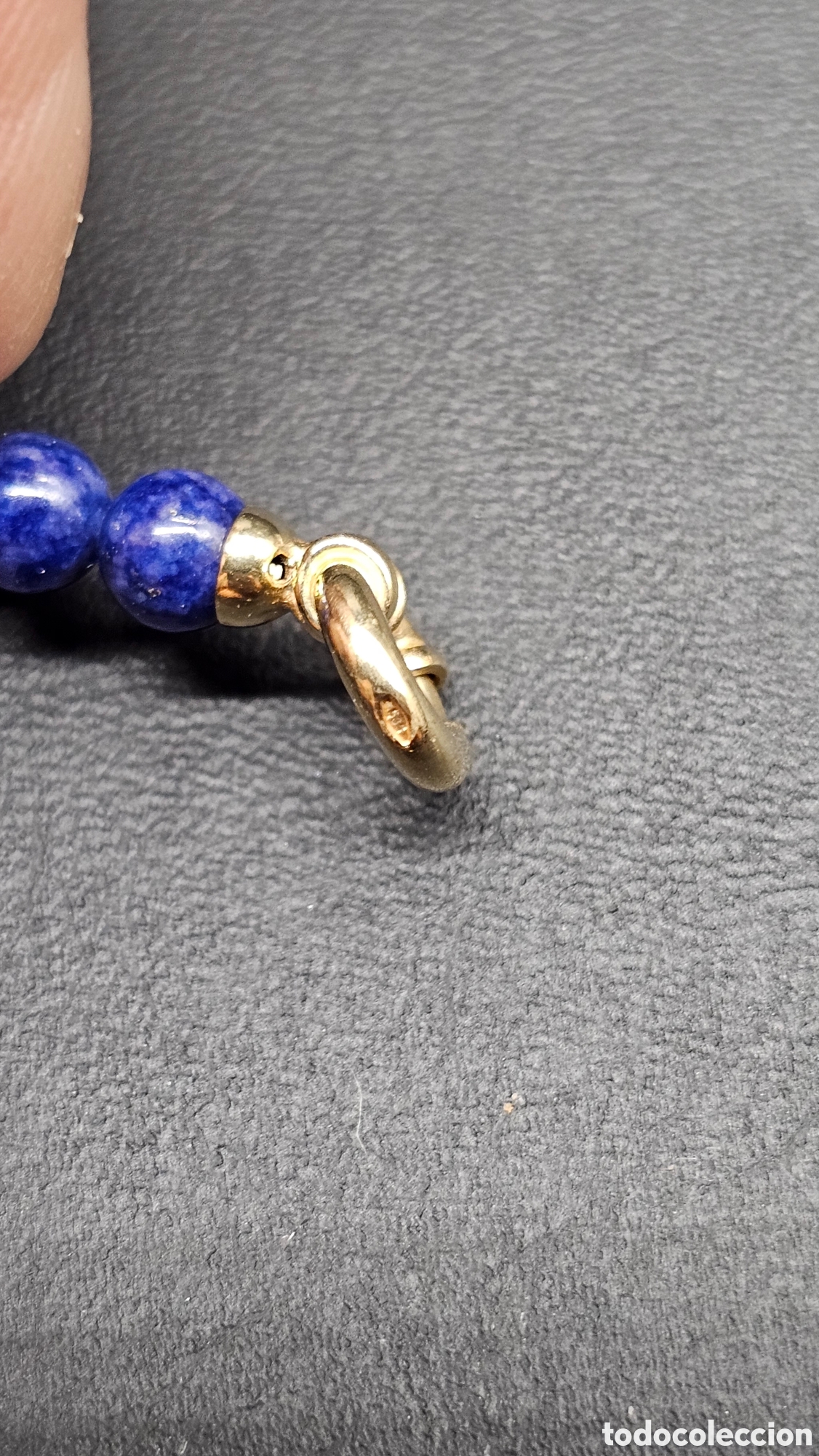 Joyeria: Collar de lapisl&aacute;zuli con cierre de oro de 18 kilates - Foto 3