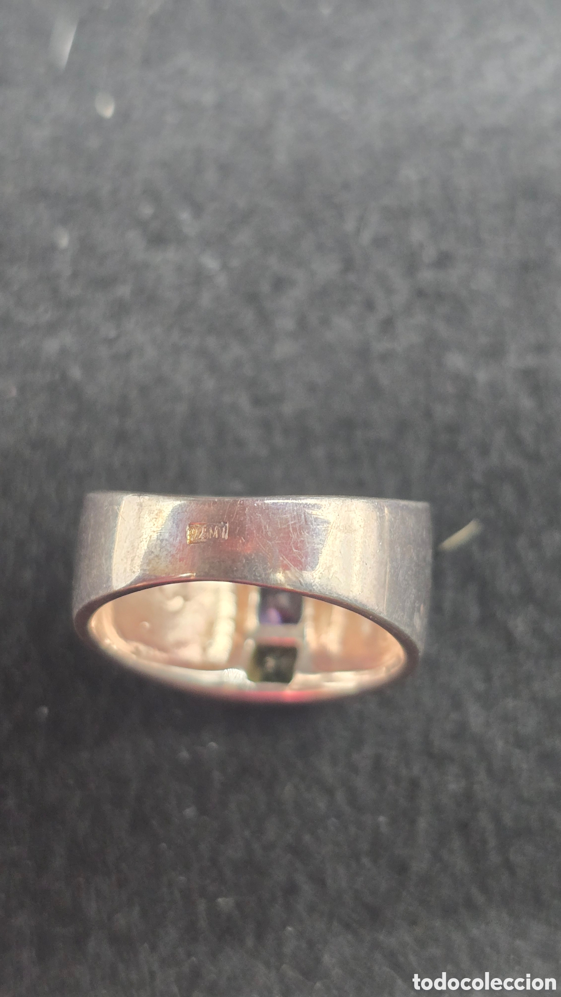 Joyeria: Anillo de plata de ley contrastada con piedras - Foto 5