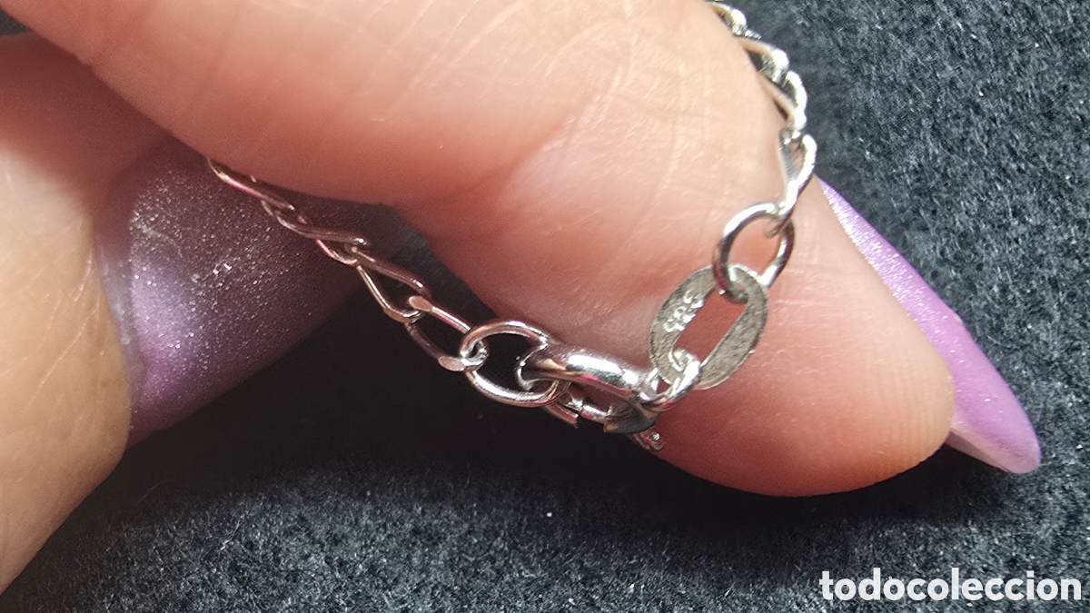 Joyeria: Precioso collar de plata de ley contrastada - Foto 3