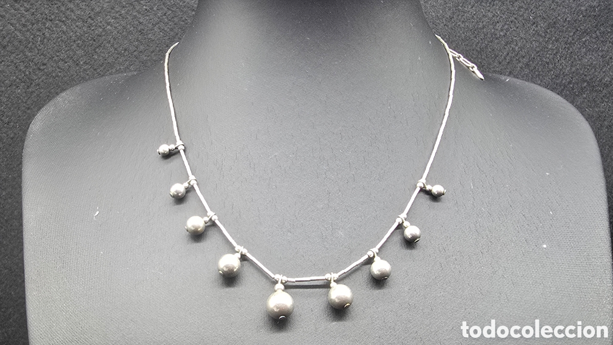 Joyeria: Precioso collar de plata de ley contrastada - Foto 2