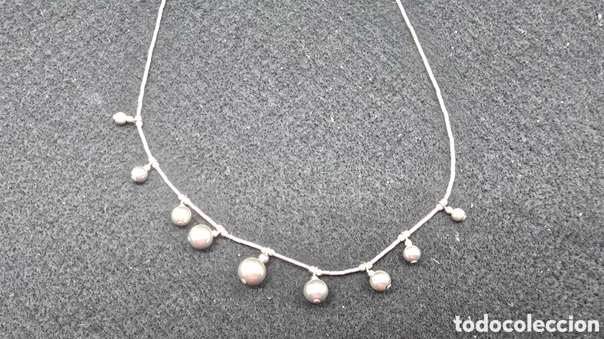 Joyeria: Precioso collar de plata de ley contrastada - Foto 4