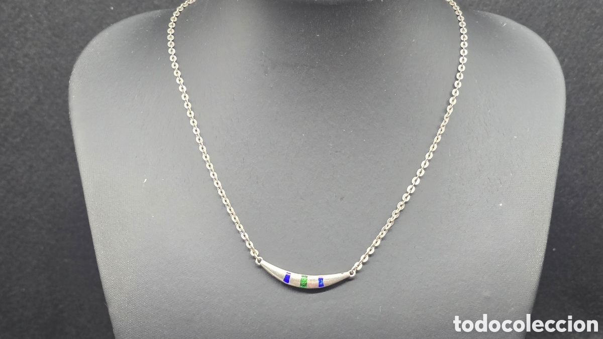 Joyeria: Precioso collar de plata de ley contrastada - Foto 1