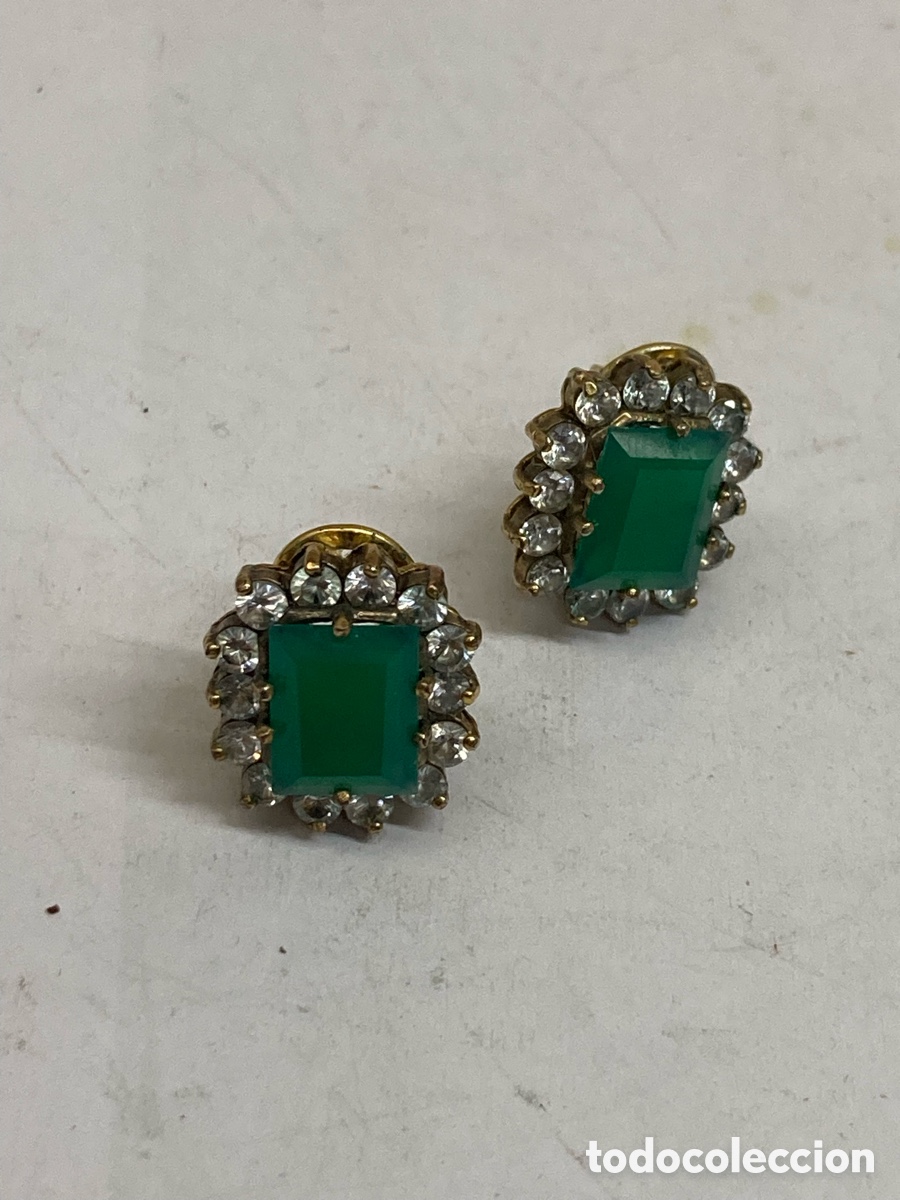 Joyeria: Pendientes de plata engastado P521