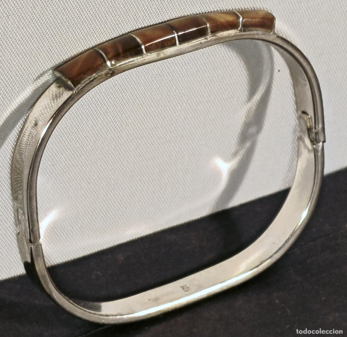 Joyeria: Bella pulsera PLATA 925 Mexico &middot; Ojo de tigre