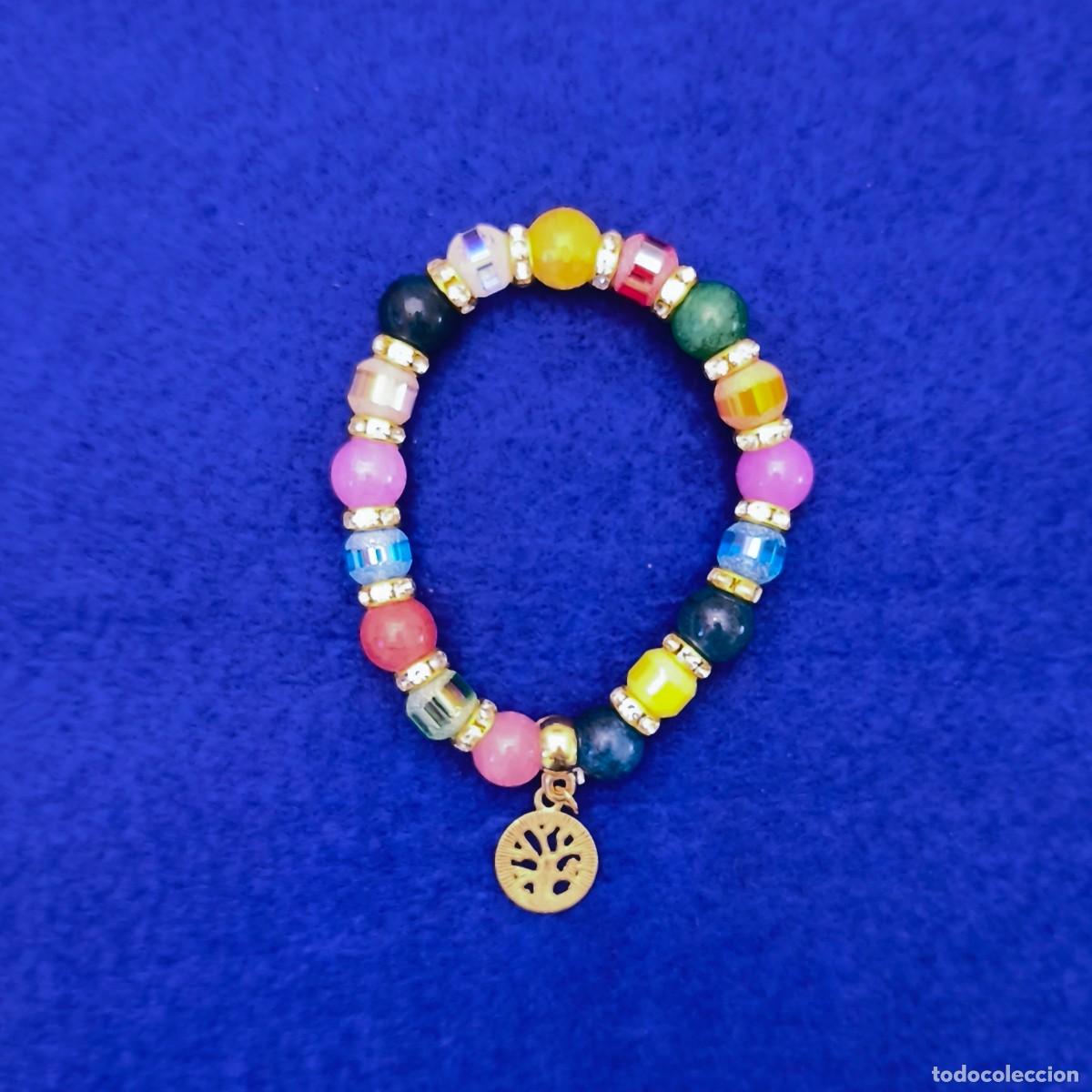 Joyeria: PULSERA ELASTICA PIEDRAS CON DIGET. BOLA MM - Foto 2