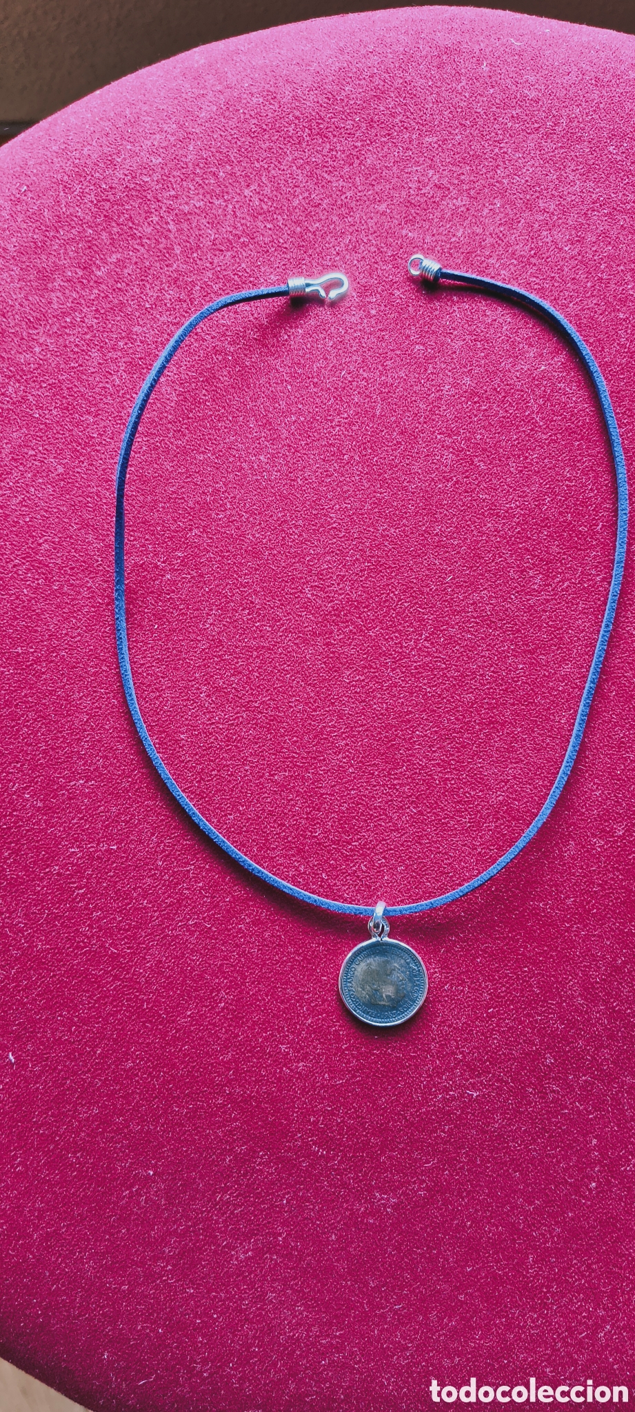 Joyeria: Colgante moneda /plata.