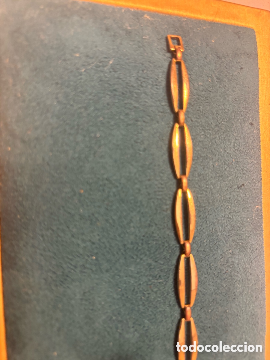 Joyeria: Pulsera de metal dorado vintage - Foto 3