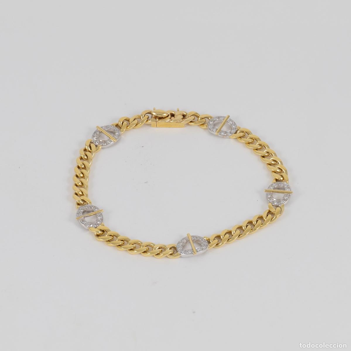 Joyeria: Pulsera oro 18k con diamantes
