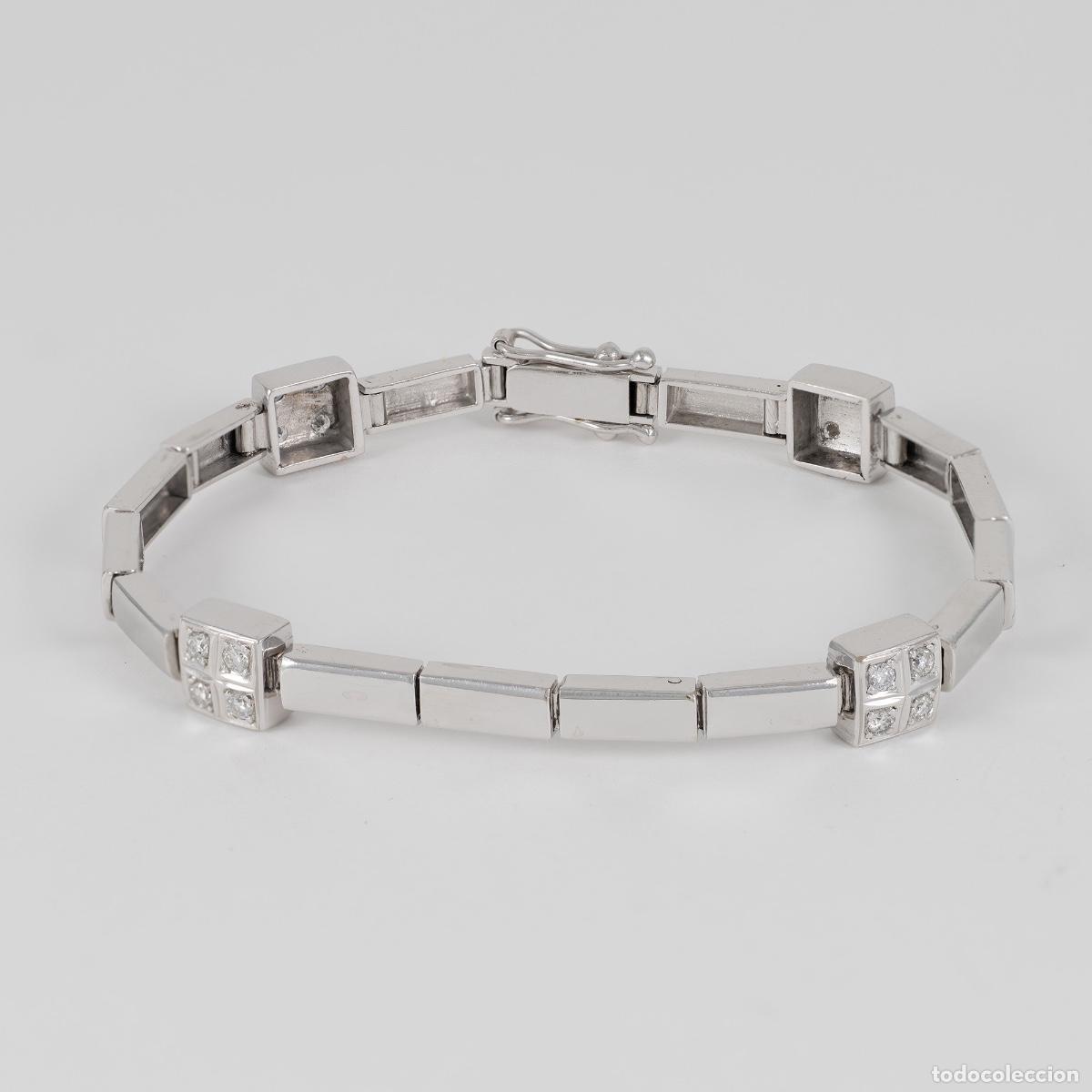 Joyeria: Pulsera en oro blanco 18k y diamantes - Foto 1