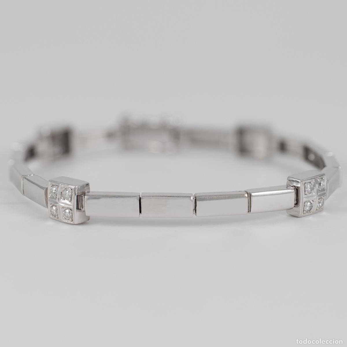 Joyeria: Pulsera en oro blanco 18k y diamantes - Foto 4
