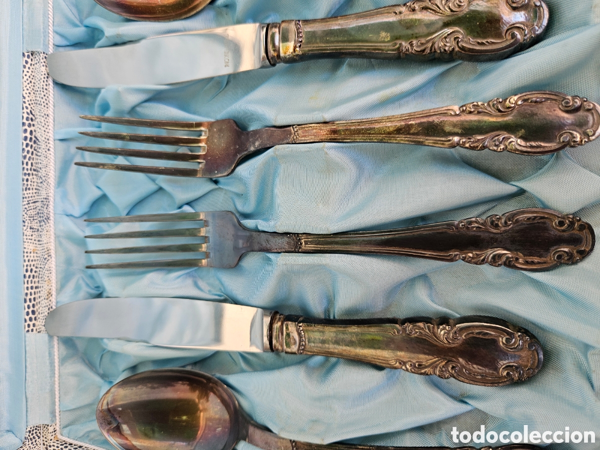 Joyeria: ESTUCHE CON JUEGO DE CUBIERTOS DE PLATA - Foto 6