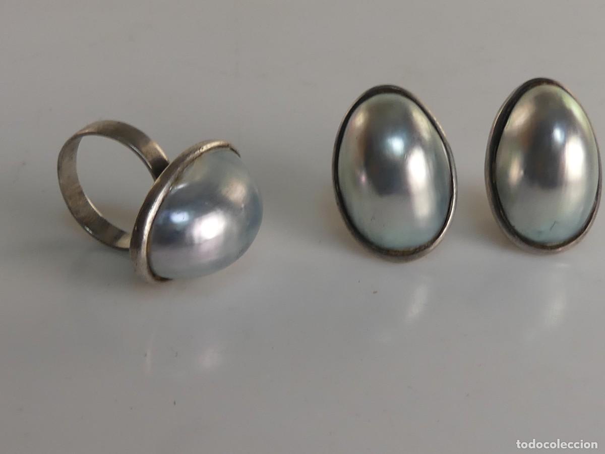 Joyeria: JUEGO DE PENDIENTES Y ANILLO BONITO DISE&Ntilde;O - Foto 2