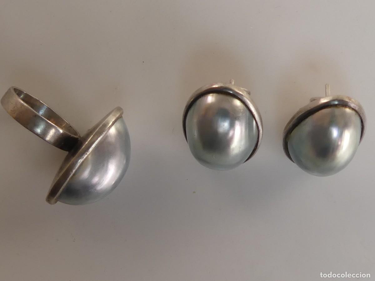 Joyeria: JUEGO DE PENDIENTES Y ANILLO BONITO DISE&Ntilde;O - Foto 5
