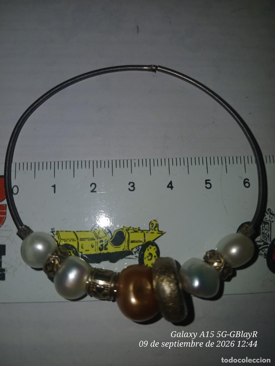 Joyeria: Pulsera de plata y perlas. Pieza &uacute;nica. - Foto 4