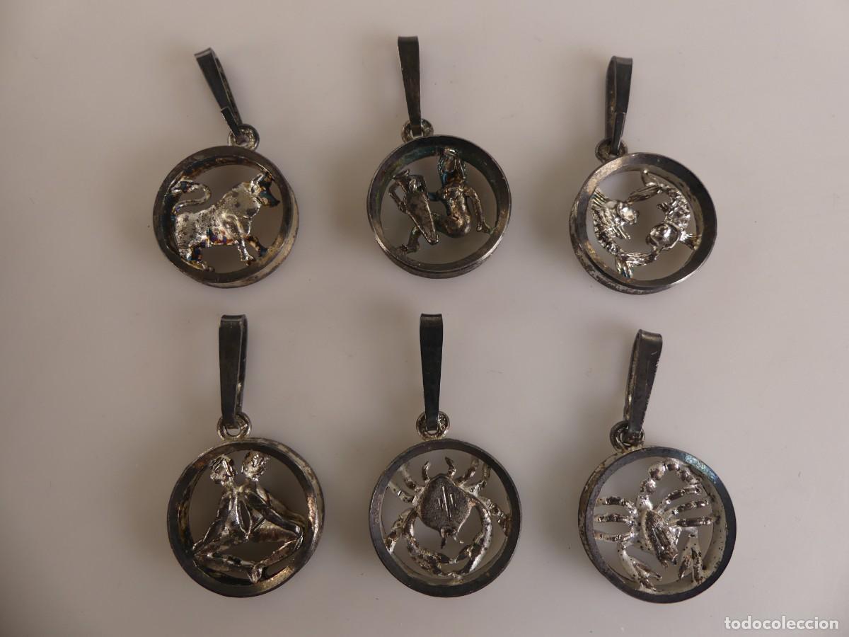 Joyeria: LOTE DE 6 COLGANTES DE PLATA ANTIGUA PESAN 21,17 GRAMOS