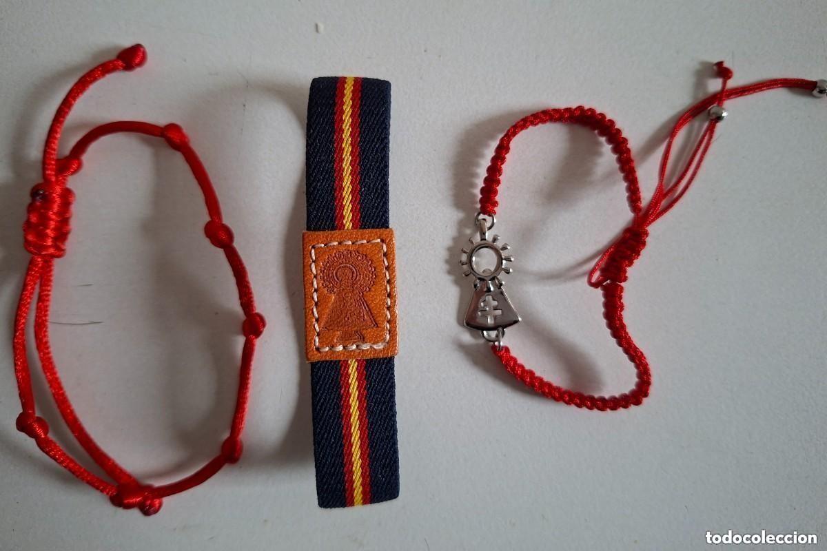 Joyeria: 3 PULSERAS VIRGEN DEL PILAR - NUEVAS SIN USAR - Foto 1