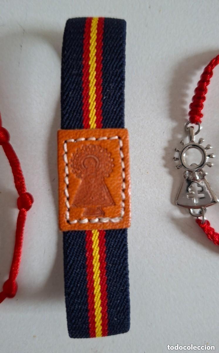 Joyeria: 3 PULSERAS VIRGEN DEL PILAR - NUEVAS SIN USAR - Foto 2