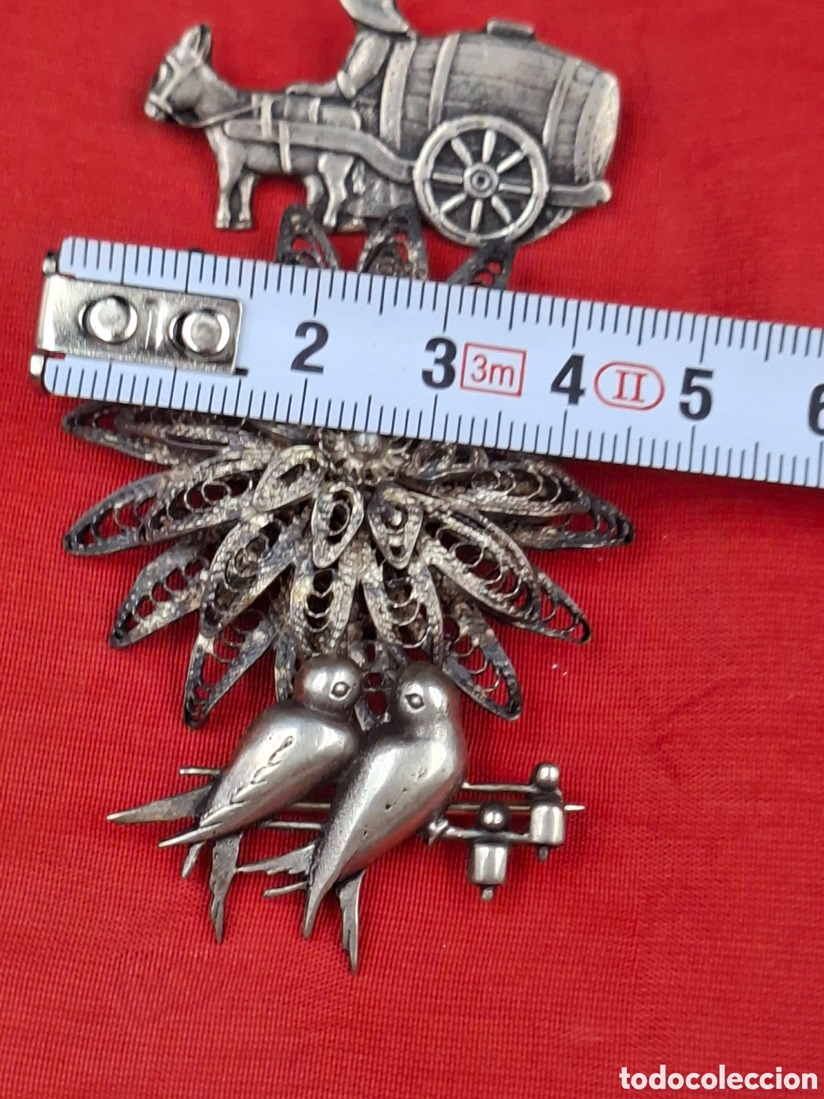 Joyeria: Broches de plata 800 y filigrana. - Foto 8