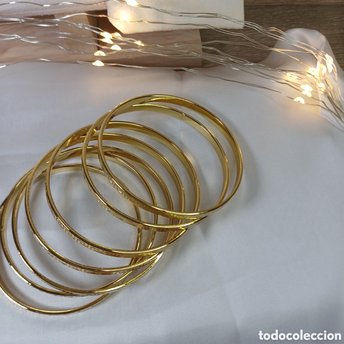 Joyeria: SEMANARIO GRECA CHAPADO ORO 18 K - Foto 2