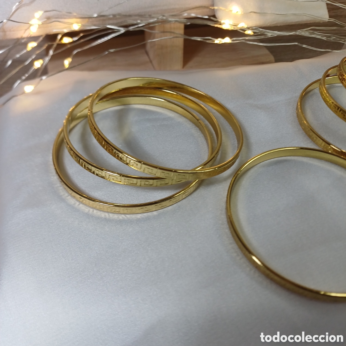 Joyeria: SEMANARIO GRECA CHAPADO ORO 18 K - Foto 6