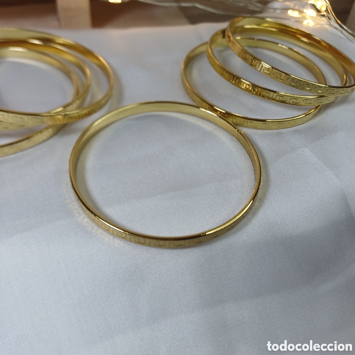Joyeria: SEMANARIO GRECA CHAPADO ORO 18 K - Foto 7